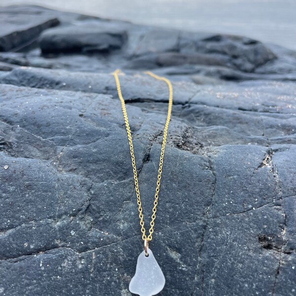 Sea Glass Necklace made from Lake Superior Sea Glass