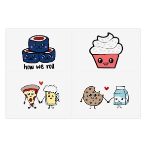 Cute/Funny Vinyl Stickers //Laptop stickers// Decal// Die cut Stickers// Cute stickers