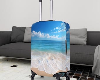 Suitcase cover BeachLightweight Luggage Cover