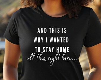 Funny Stay Home Shirt: Homebody Relaxing Vibes Tee