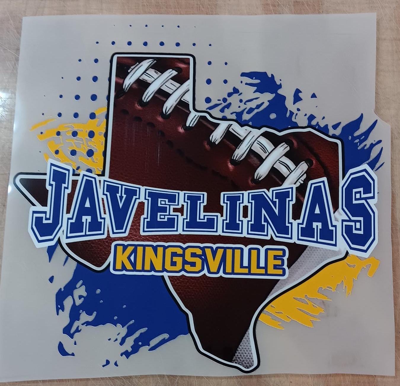 DTF Direct to Film Javelinas Blue and Gold Sports Texas Football Softball  Baseball Events Ready to Heat Press DTF Heat Transfer for Shirt - Etsy, image size:1350x1303
