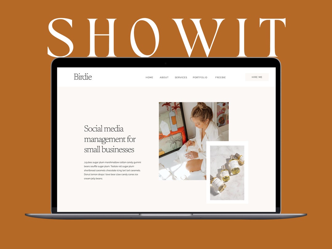 Social Media Manager Website Template Showit Website Template Social Social Media Manager Website Template Showit Website Template Social