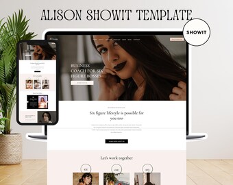 Showit Website Template: Modern Design for Coaches