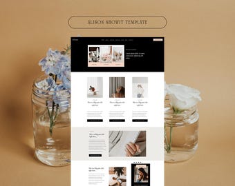 Showit Website Template: Modern Design for Coaches (Instant Download)
