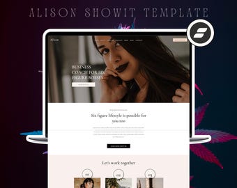 Modern Showit Website Template: Business Coach & Service-Based Business