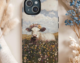 Cow Tough Phone Case: Magsafe Compatible iPhone 14 15 16 17