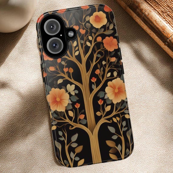 Boho Tree Tough Phone Case: Fits iPhone, Galaxy, Pixel