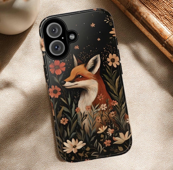 Fox Cottagecore Tough Phone Case, Fits iPhone, Galaxy, Pixel