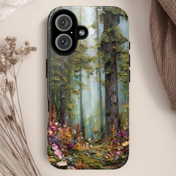 Forest Tough Phone Case: Fits iPhone, Galaxy, Pixel