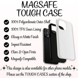 Lavender Tough Phone Case: Magsafe Compatible iPhone 14 15 16 17, Flower Phone Case image 5