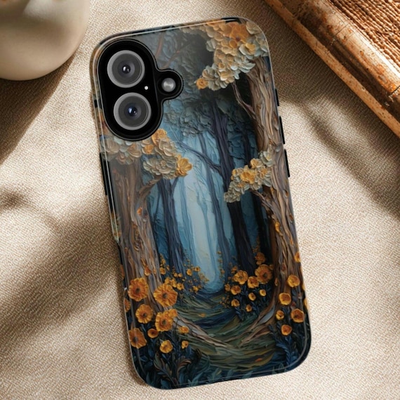 Woodland Forest Tough Phone Case: Fits iPhone, Galaxy, Pixel