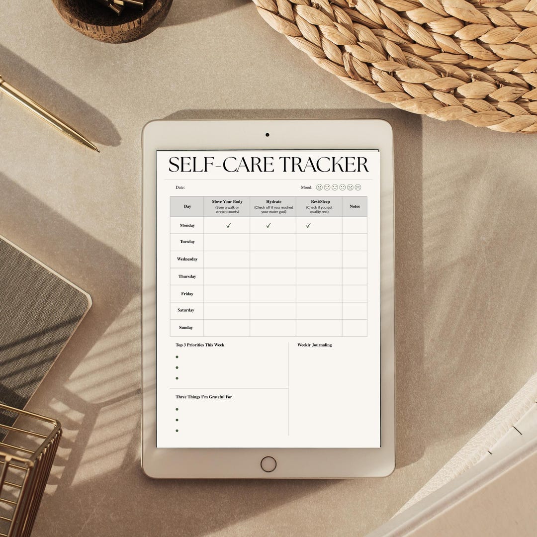 Self-care Planner 2026 | Digital PDF Planner | Wellness & Habit Tracker ...