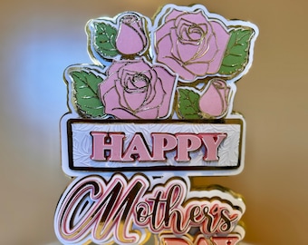 Decoración para tarta del día de la madre, decoración para tarta del día de la madre, decoración para tarta, mamá, mamá, mamá