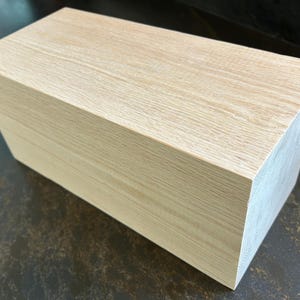 Oak Wood Block - 6" x 6" with Custom Length