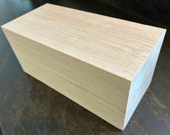 Oak Wood Block - 6" x 6" with Custom Length