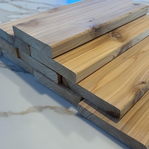 Zeder 1 &quot;x 5,5&quot; Holzbrett - Benutzerdefinierte Länge