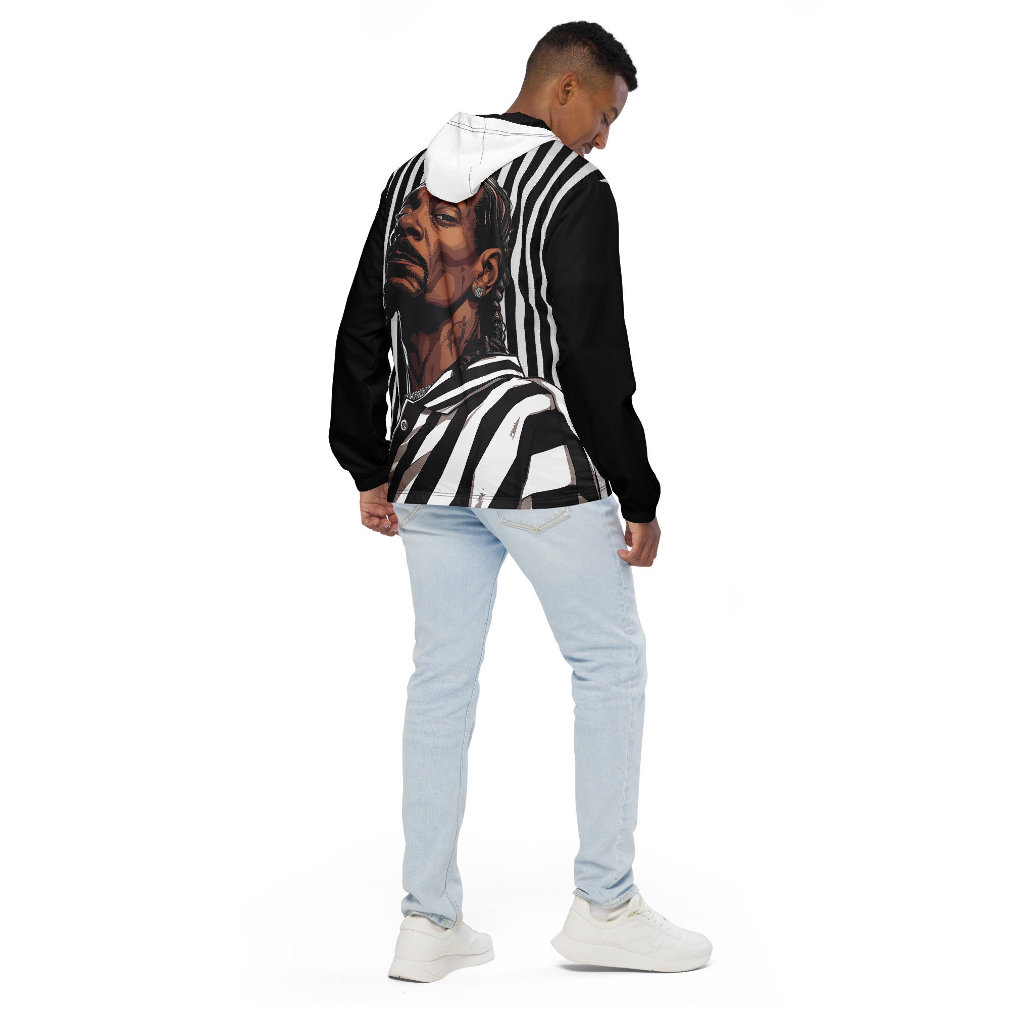 6060 Snoop Dogg , Prison , Prison Stripes , Men's Windbreaker Etsy