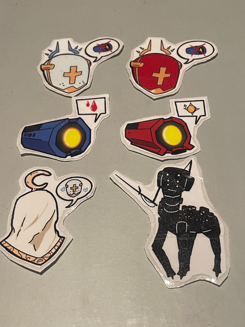 ULTRAKILL Character Stickers V1, V2, Ferryman, Gabriel, Earthmover image 2