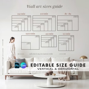 Frame Size Guide, wall art size chart horizontal, frame size guide gallery, Poster Size Guide, wall art size guide inches, Art Size Guide