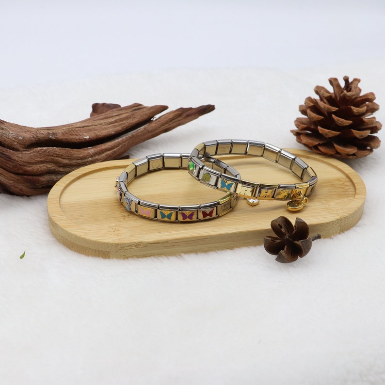 Vintage Italian Charm Bracelets Y2K Jewelry With Mystery, Charms, 18