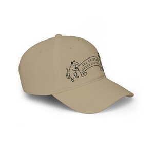 All Critters Great and Small Hat - Embroidered Woodland Cap, Naturalist Folk Animal Hat, Vintage Field Guide Style image 4