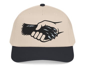 Gorro con diseño de saludo animal - Gorro para amantes de la vida silvestre - Gorro de naturalista - Gorra estructurada del Consejo de Criaturas