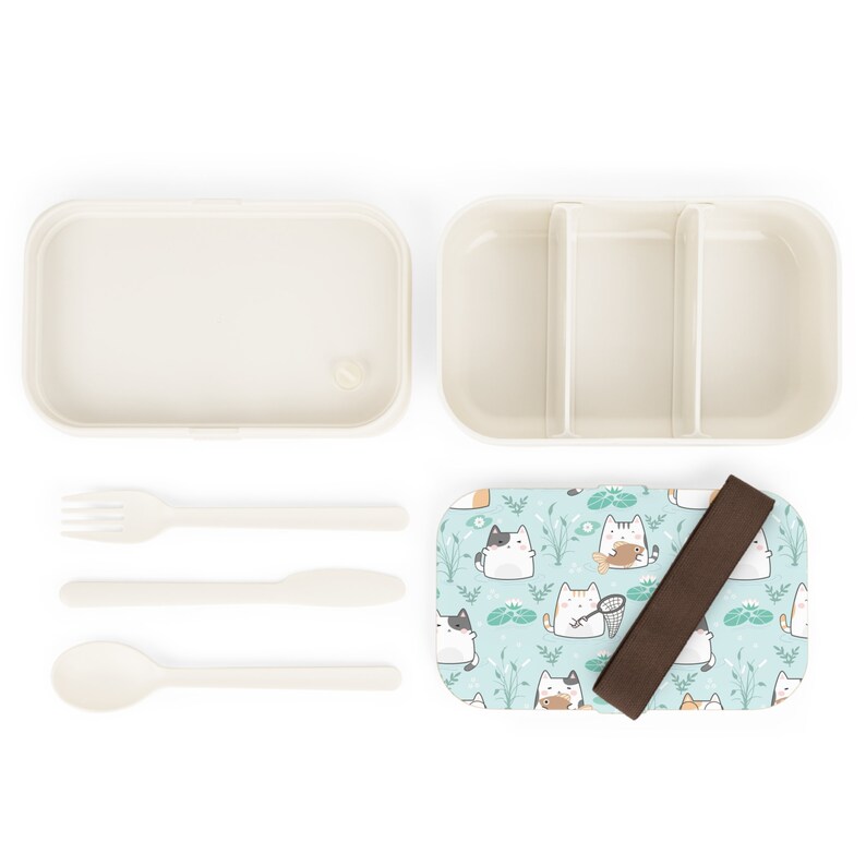 Kawaii Cat Bento Box, Kawaii Cute Lunch Box, Kids Gift, Japanese Lunch