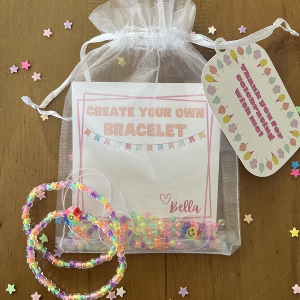 Party Favors - DIY Bracelet Kits - Birthday Party Favors - Kids Bracelets - Kids Party Favors