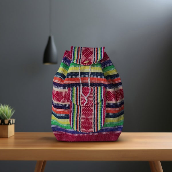 Mexican colorful backpacks