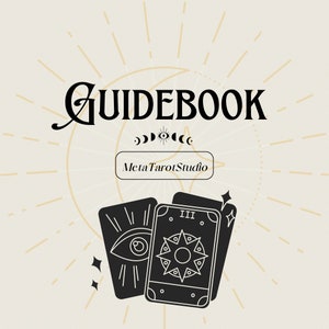 Guía del Tarot, Guía del Tarot Digital Solamente, Formato Pdf, Palabras clave únicas de las Cartas del Tarot