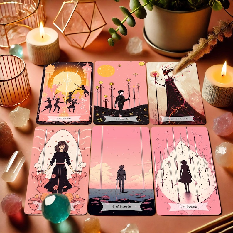 Illustration Tarot Deck With Guidebook Tarot Deck Tarot Card Deck 78 illustration-tarot-deck-with-guidebook-tarot-deck-tarot-card-deck-78