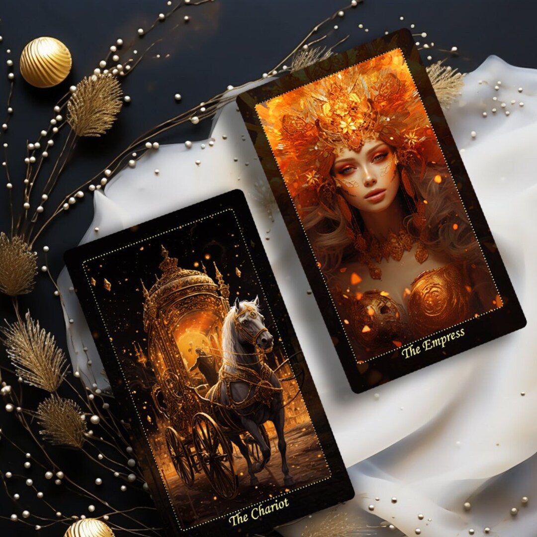 Tarot Deck Cards, 78 Tarot Cards, Dark Mystery Tarot Deck, Oracle Deck