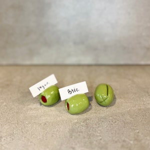 Olive Place Card Holders