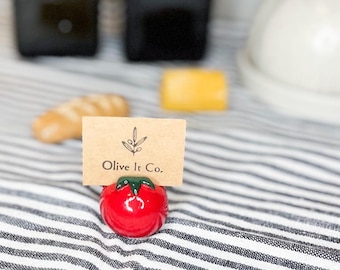 Tomato Place Card Holder