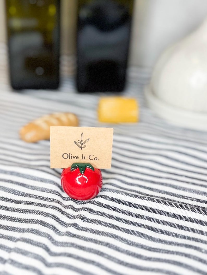 Tomato Place Card Holder