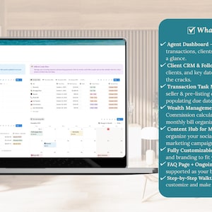 Makler Notion crm | Vorlagen für das Transaktionsmanagement: Makramee Succulente Bild 3