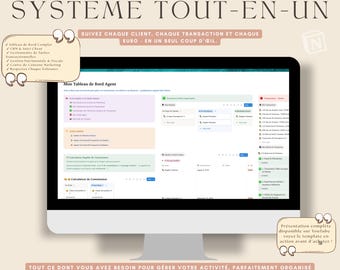 CRM Notion pour Agents Immobiliers | Modèle de Gestion des Transactions : Agent Success Suite