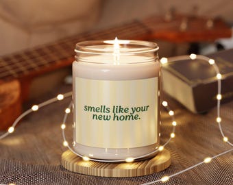 Smells Like Your New Home Candle l Realtor Closing Gift Candle, Housewarming Gift, Real Estate Agent Client Gift, New Homeowner Candle