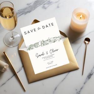 Wedding Invitation Template save the date Invite cocktail party dinner digital printable invitation