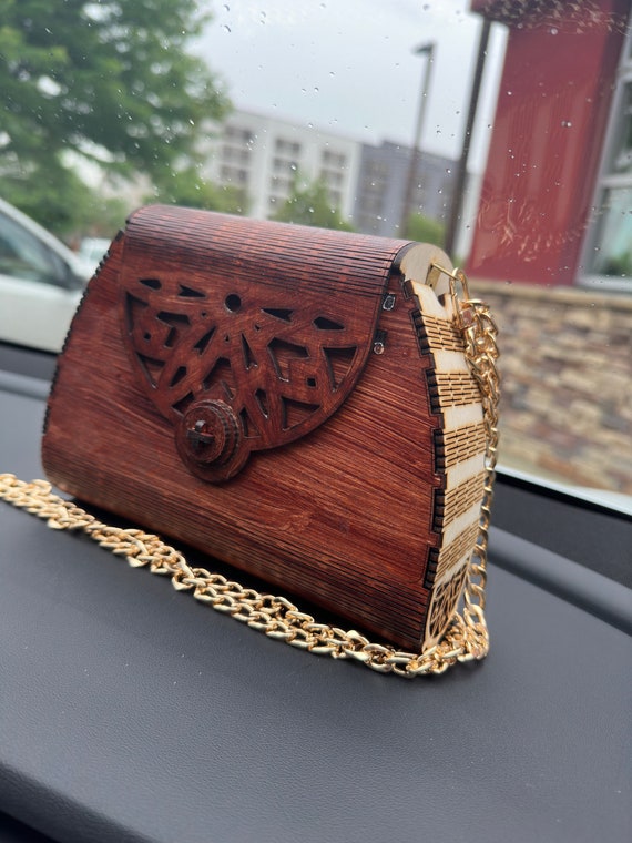Handmade Clutch bag Evening Bag Wooden Bag Wooden Clutch Clutch Purse Handmade Handbag Plywood Clutch Laser Cut Etsy Ireland
