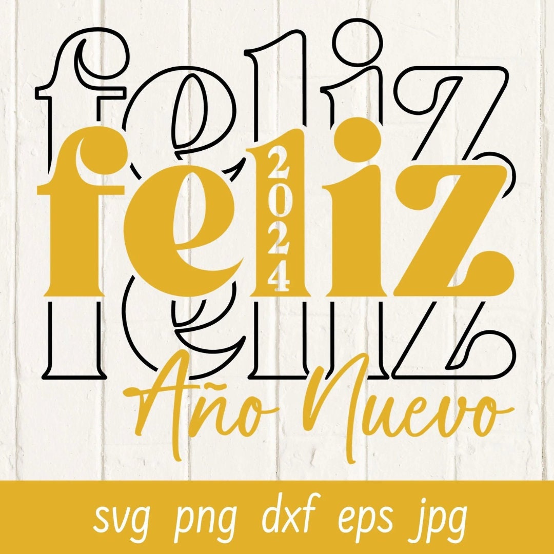Bonjour 2024 svg, Nouvel An 2024 Svg, 2024 svg, Bonne Année svg, 2024