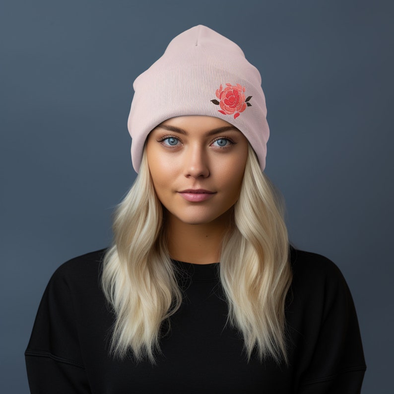 Rose Embroidery Mini Flower digital File No.1 for Embroidery Machine, 4