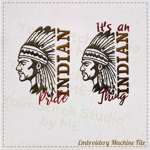 Indian Embroidery Design Set- Mascot School, Embroidery digital file for Embroidery Machine- 5 Sizes (Height range 3.00 to 7.00in)