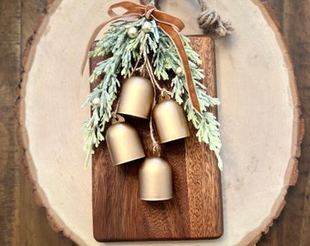 Holiday farmhouse cutting board