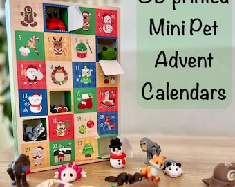 Mini Pet Advent Calendar | 24 Days of 3D printed Animal & Bug