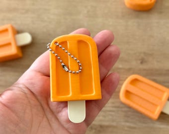 Pressy Popsicle Fidget : Sensory Orange-sicle Keychain