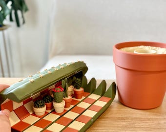 Set Scacchi Cactus Arrotolabile Stampato In 3D – Magnetico, Portatile E Decorativo!