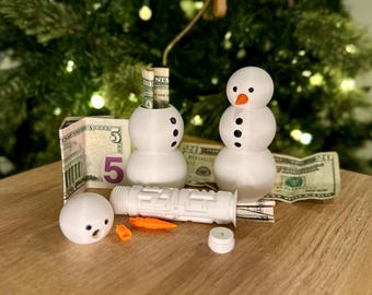 Snowman Puzzle Gift Box: Unique Christmas Cash Gift