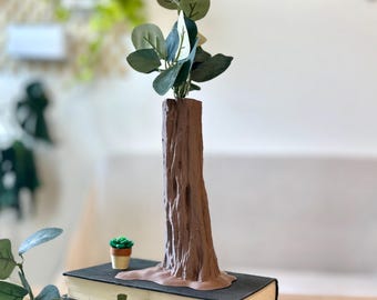 Betulus Tree Trunk Vase: Whimsical Cottagecore Flower Vase - Etsy