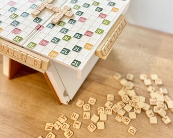 Crosswords Board Game | Book Style 3D Printed Word Game Set | Play Book’d Game | Unique Shelf Decor | Strategy Game Gift